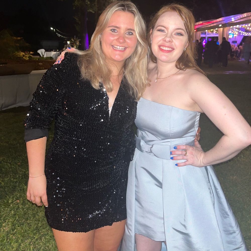 Black sparkly cocktail dress